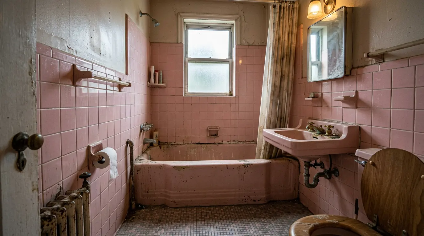 Salle de bain avant rénovation